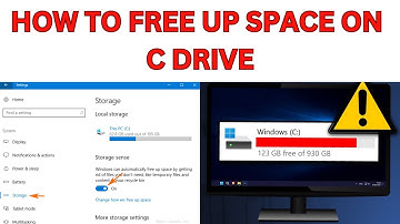 Hoe maak je ruimte vrij op schijf C?