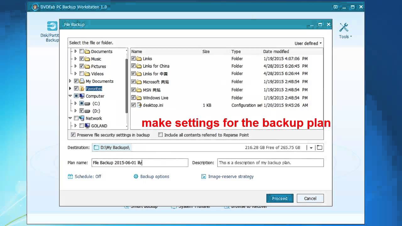 folder to folder backup