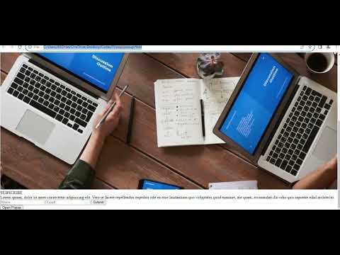 How to Make a Popup Using HTML, CSS and JavaScript
