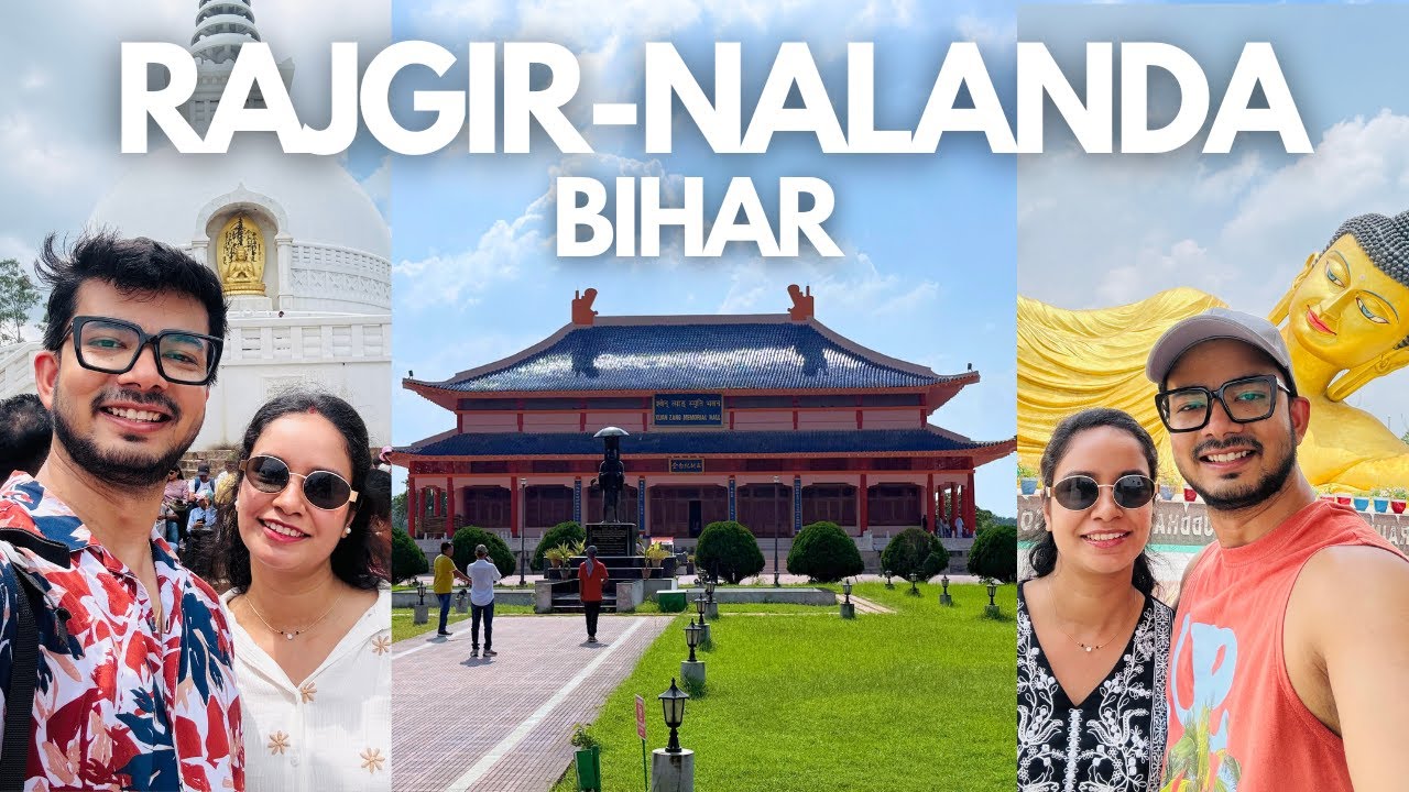 Rajgir Tourist Places | Nalanda Tourist Places | Rajgir-Nalanda Travel Vlog [4K] 🇮🇳