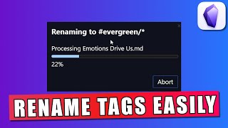 How to Batch Rename Multiple Tags at Once in Obsidian - YouTube