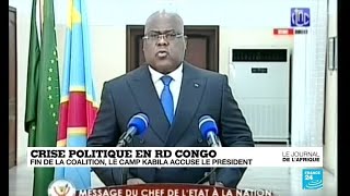 La RD Congo s'enfonce dans la crise politique, incidents au Parlement