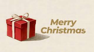 Merry Christmas Greeting with Red Gift Box screenshot 1
