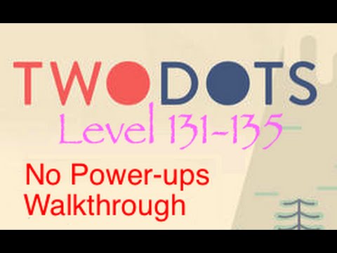 TwoDots: Level 131-135 (No Power-ups) Complete Walkthrough (Two Dots)