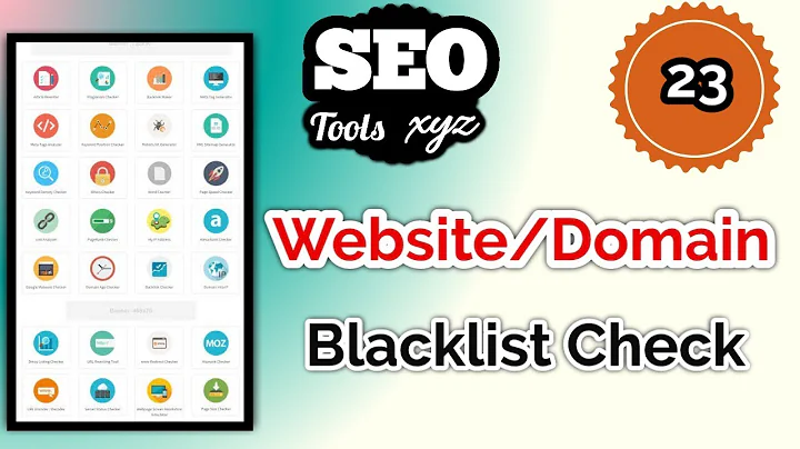 Check Your Domain Blacklist | Blacklist Lookup | SEO Tools XYZ