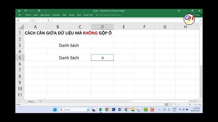 Hướng dẫn căn giữa ô trong excel 2023 năm 2024