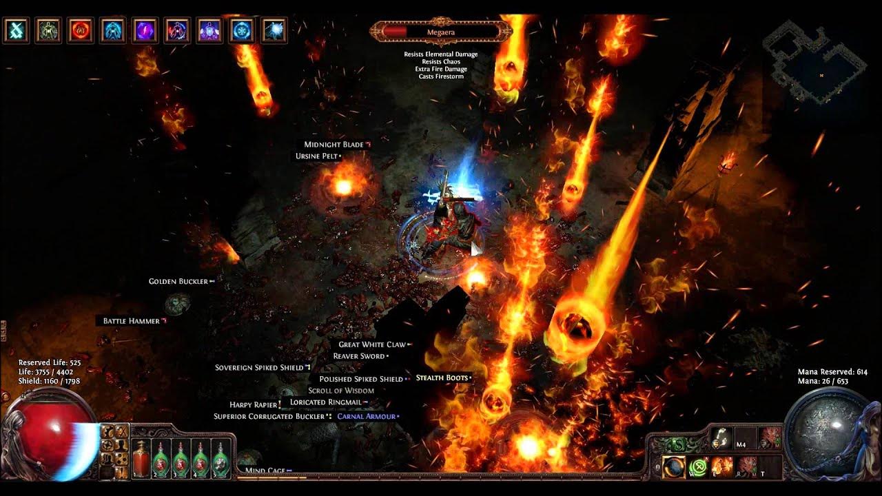 Path of Exile Infernal Blow Marauder, Crematorium Unwavering Stance test YouTube