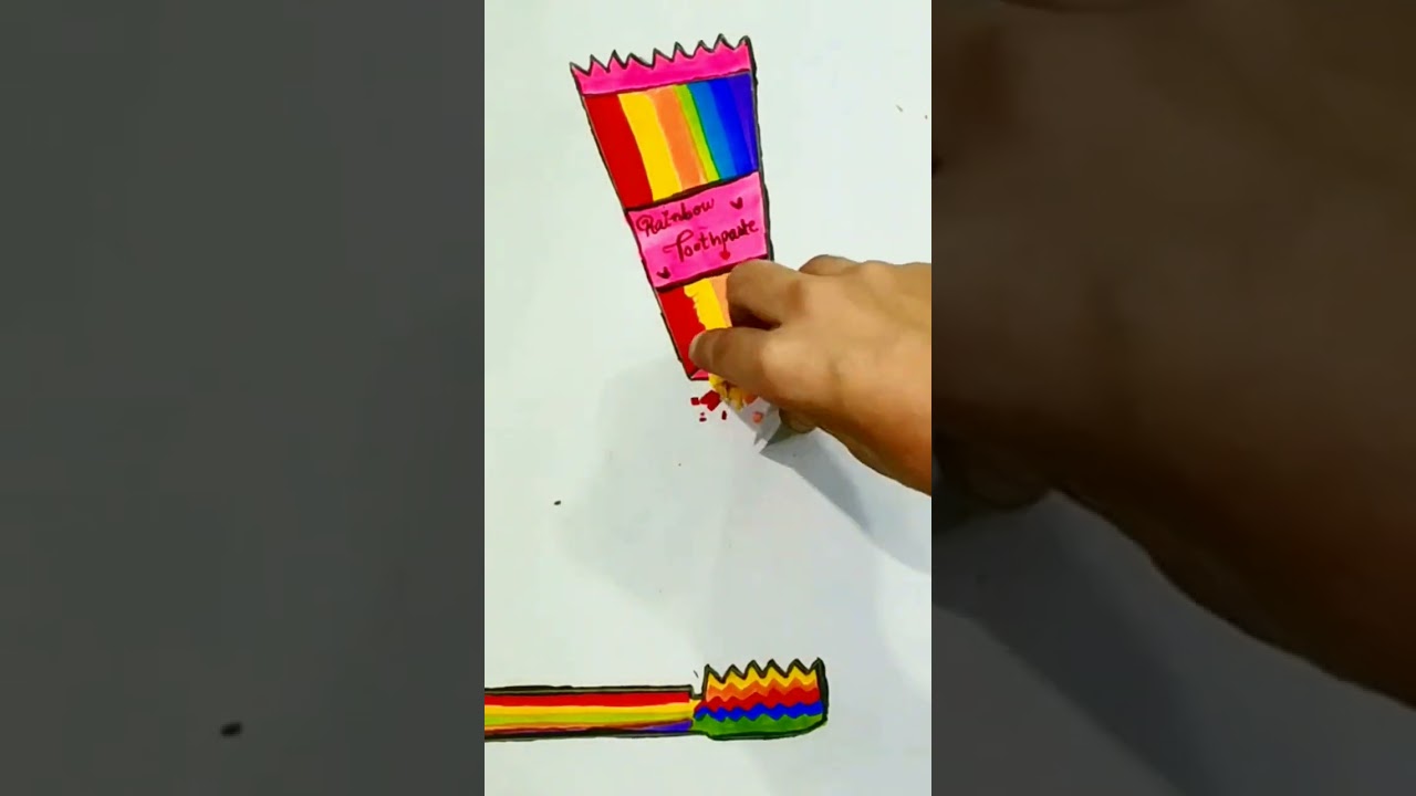 funny toothpaste and brush fight 🤣