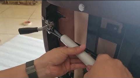 Hướng dẫn lắp ty hơi thuỷ lực cho ghế cắt tóc nam barber