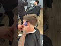Burst Fade with #1 Guard Consistency and Sharp Lineup Technique #fade #barber #lineup