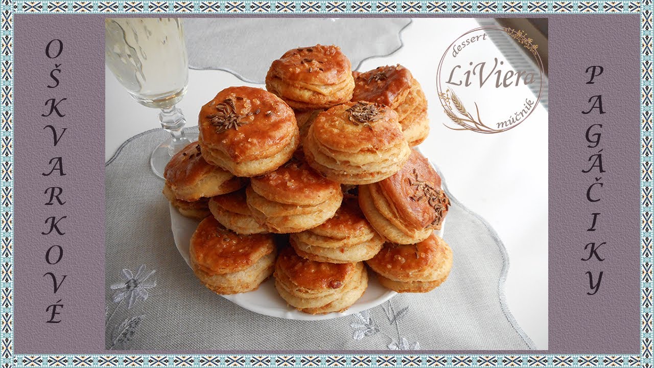 Krehké a chrumkavé oškvarkové pagáčiky  / LiViera dessert /