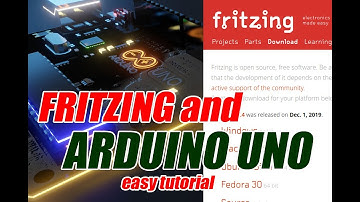 Arduino and Fritzing Tutorial Easy and simple