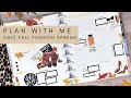 PLAN WITH ME | CHIC FALL FASHION DASHBOARD SPREAD | THE HAPPY PLANNER
