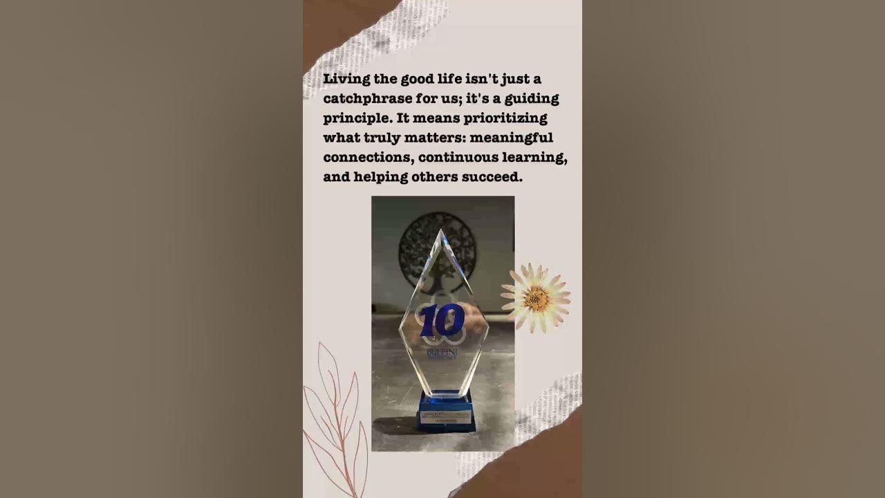 Celebrating 10 years of coaching with buffini and company 