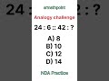 Only 5% can solve this 🔥24 : 6 :: 42 : ❓Can you crack the pattern before time runs out?