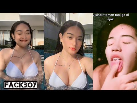 tik-tok hot bikinian kolam renang bikin croott maret#5