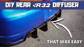 DIY | How to build a Diffuser | VW R32 easier then it looks