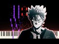 Black Clover OP 13 - Grandeur (Snow Man) | [Piano Cover] (Synthesia)「ピアノ」