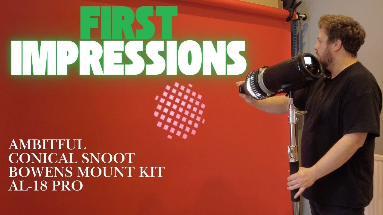 Kit Snoot Conique Ambitful AL-18 Pro - Monture Bowens Avec Objectif 50mm - Neuf