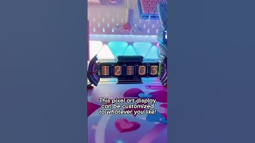 Level Up Your Desk: Cyberpunk RGB LED Clock with Smart Features