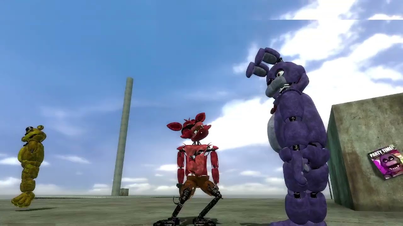 (xman723 parody) fnaf on a building REMASTERD