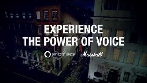 Marshall Voice Speaker Amazon Alexa - Campaign Video
