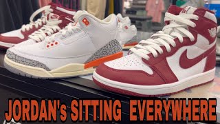 Air Jordan 1 Artisanal Red,Georgia Peach 3 Retro & More SITTING EVERYWHERE (Mall Vlog)