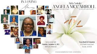 In Loving Memory of Angela McCarroll January 17, 1962 – October 30, 2025