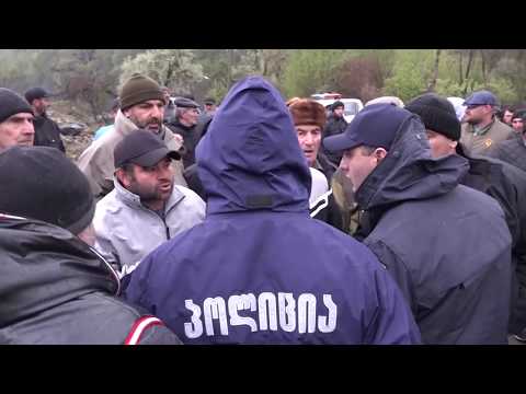 Панкисское ущелье. Обострение ситуации- противостояние местного населения и полиции. 21.04.2019