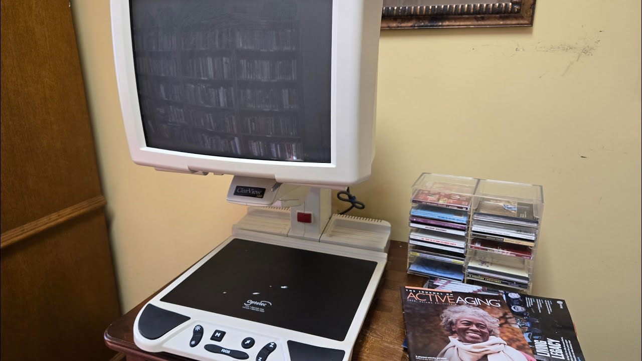 ClearView Magnifier, Learn to Love to Read for Aging Eyes, Glaucoma, Macular Degeneration