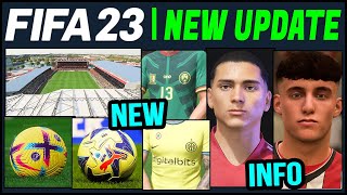 FIFA 23 NEWS | NEW Title Updates, Stadiums, Real Faces, Balls & Kits 