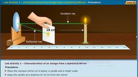 Characteristics of an Image from a Spherical Mirror, Class 10 Physics