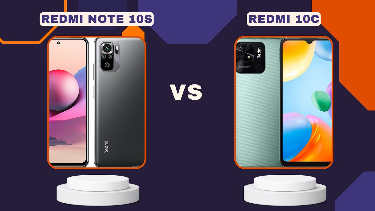 REDMI NOTE 10S VS REDMI 10C Full Comparison, Specifications - YouTube