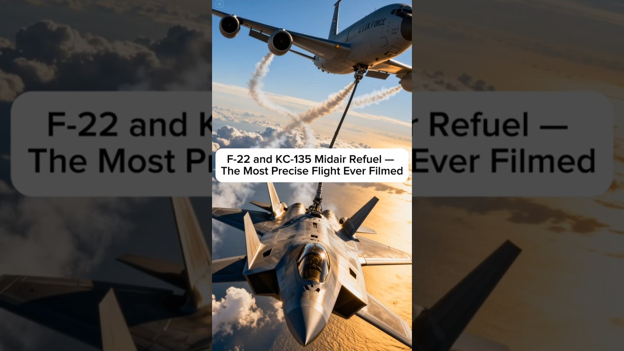 F-22 and KC-135 Midair Refuel — The Most Precise Flight Ever Filmed
