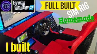 Full built sim rig homemade (for farming sim, and racing games)