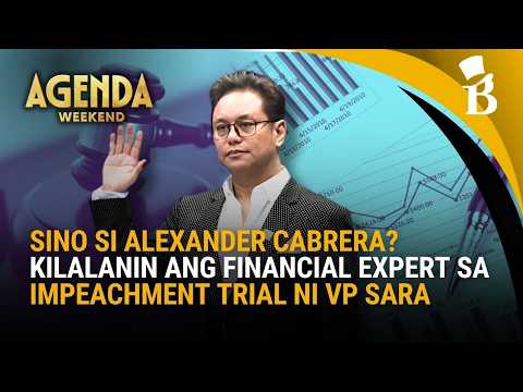 Sino si Atty. Alexander Cabrera? Kilalanin ang financial expert sa impeachment trial ni VP Sara