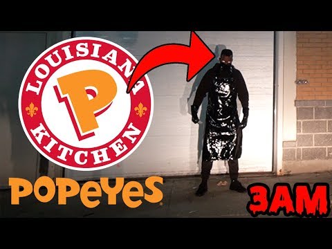 DONT GO TO POPEYES AT 3AM OR POPEYES.EXE WILL APPEAR! | HAUNTED POPEYES.EXE CAUGHT ON CAMERA!