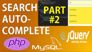 Pencarian Autocomplete Autosuggest dengan PHP 7 dan jQuery Ajax (Part 2/2)