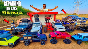 RC World’s Smallest Cars Rescue & Repairs World’s Biggest Monster RC cars - Chatpat toy tv