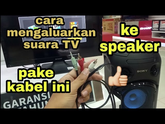 Cara Mengeluarkan Suara Tv Ke Speaker - Youtube