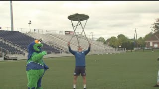 Hartford Athletics player shows off balancing skills | Spring Bucket List