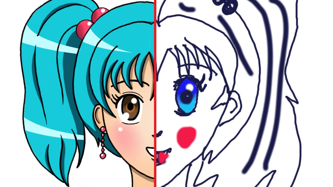 Lc Come Disegnare Una Ragazza Manga Tutorial Semi Serio Youtube