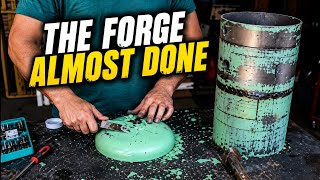 How to build a gas forge from aircon gas bottle (Freon tank forge). Propane / Lpg gas forge 3