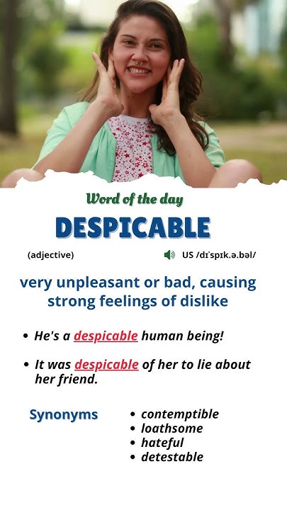 Despicable Word Of The Day Meaning Of Despicable English despicable-word-of-the-day-meaning-of-despicable-english