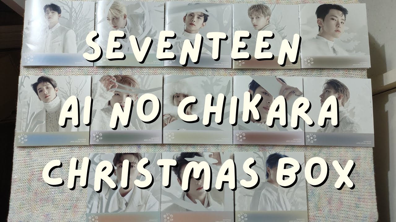 Seventeen Haul #17 - Ai No Chikara Christmas Box - YouTube