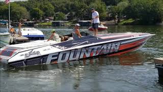 Lake of the Ozarks Shootout 2017 - Beautiful Boats at the Docks Captain Ron's