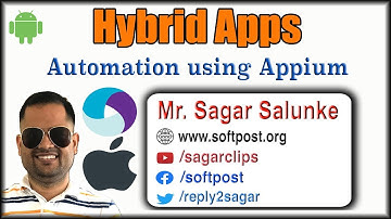 Lecture 21 - Contexts in hybrid apps | Hybrid app automation using Appium