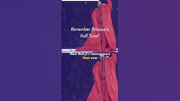 Real Rihanna on Halftime| Not an AI| #ai #rihanna #nfl  #Football #AmericanFootball