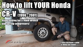 How to LIFT a HONDA CR V RD1 with 1.5