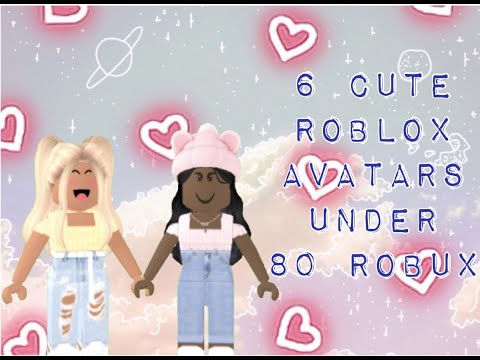 6 Cute Roblox Avatars Under 80 robux! (Free to use!) - YouTube